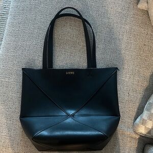 Designer Inspired Elegant Black Tote